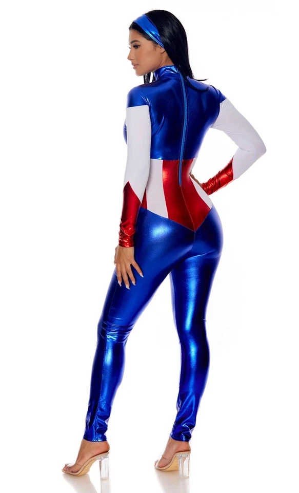 Astonishing Allegiance Sexy Hero Costume Size M/L - Forplay Costumes - Image 2 of 4