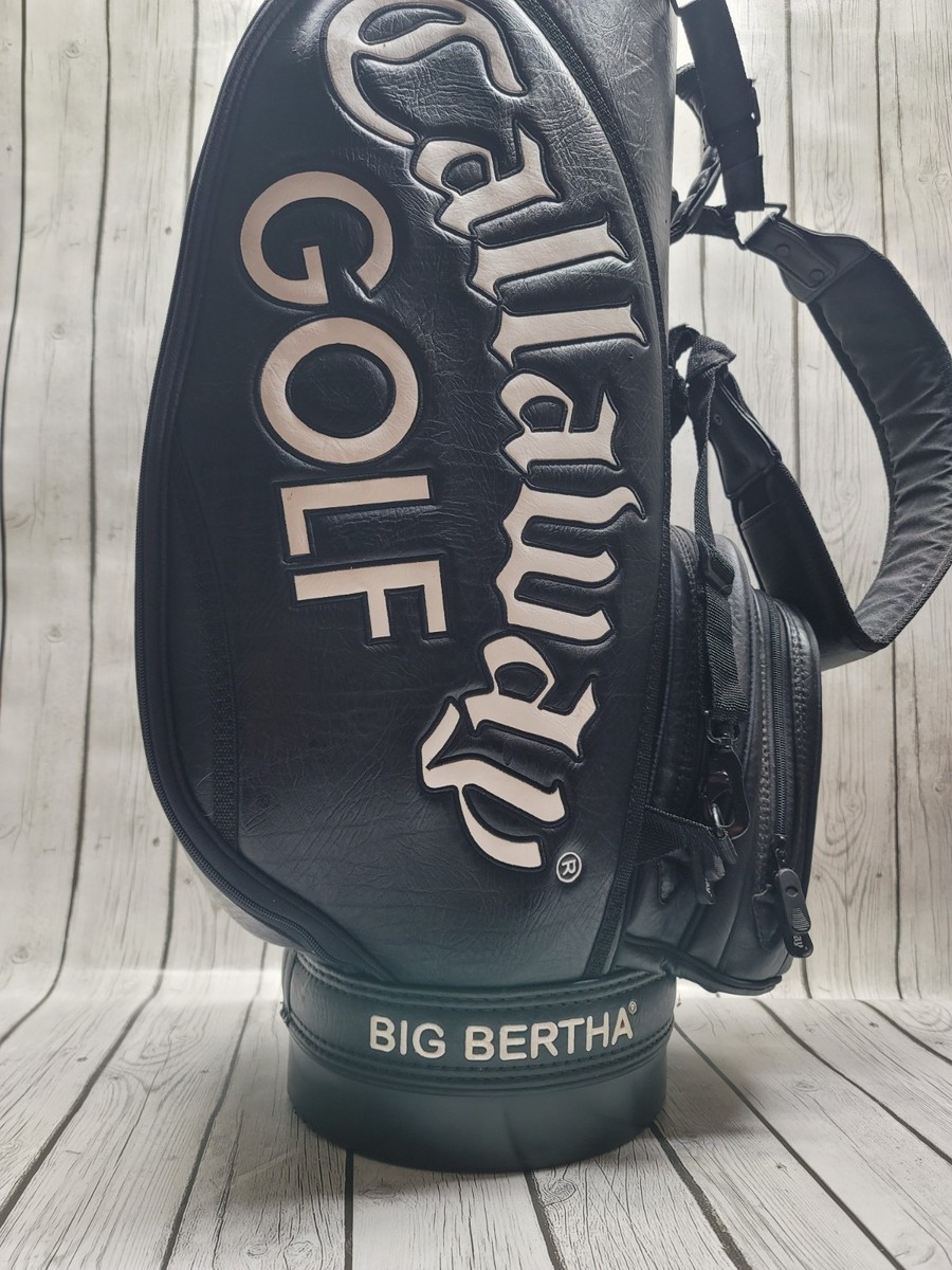 Callaway Golf Big Bertha Leather Staff Bag w/ NIB Lock by Burton