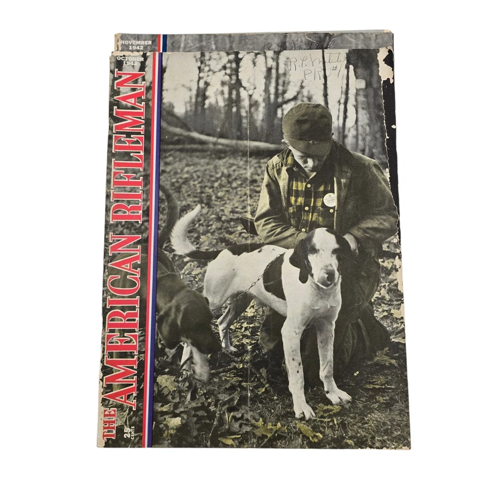 Complete Lot of 1942 12 Issues NRA American Rifleman magazine: 1942 RARE Foto 2 de 4