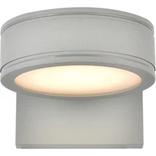 Living District LDOD4018S Raine 5 inch Silver Outdoor Wall Light