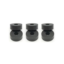 No Nuts Cymrings - 6pk Cymbal Rings - Black