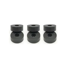 No Nuts Cymrings - 6pk Cymbal Rings - Black