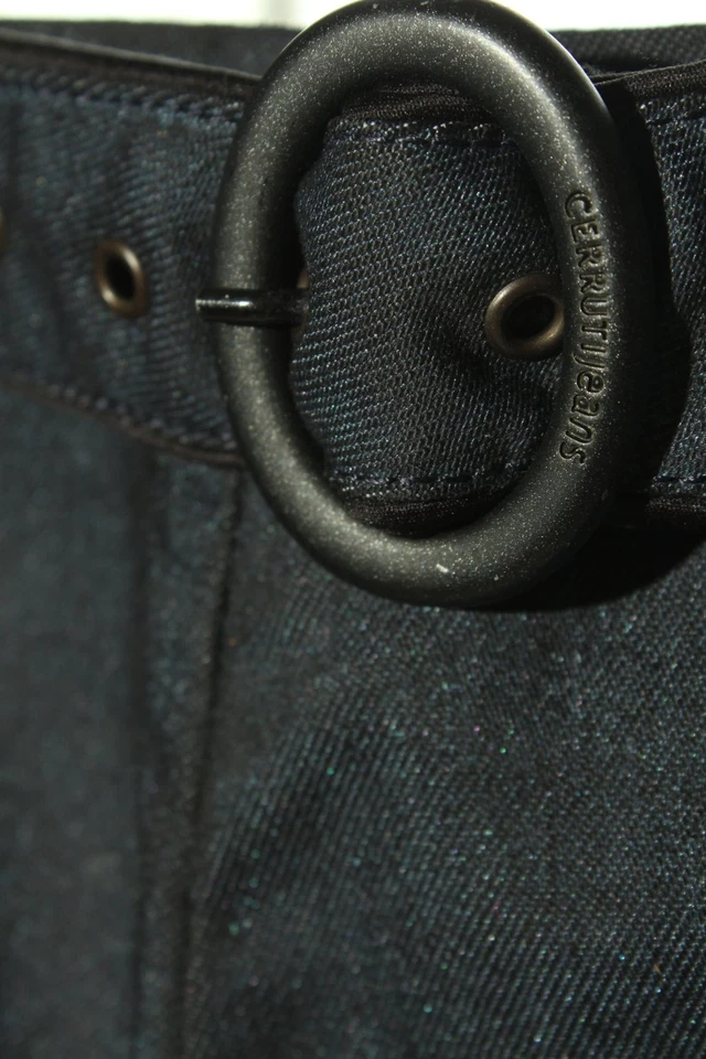 CERRUTI Pantalón anchos Mujeres Pantalón Talla EU 36 azul oscuro look casual - Imagen 4 de 4