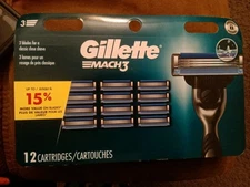 Gillette Mach3 Men’s Razor Blade Refills - 12 Count
