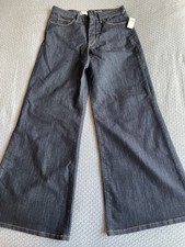 NWT Anthropologie Pilcro Robbie High Rise Flared Fray Women's Jeans Sz 28