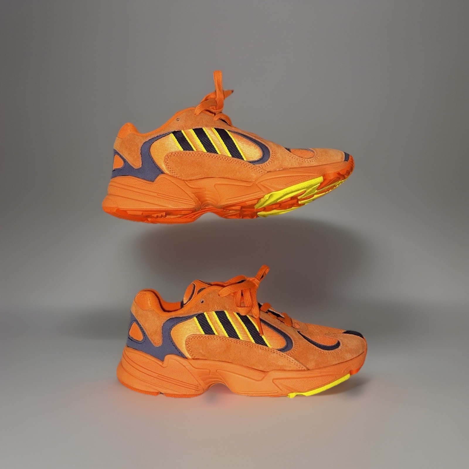 SAOLA Adidas Yung 1 Hi Res Sneakers Uomo Arancione Taglia 7M