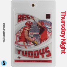 2024 PANINI CLEARLY DONRUSS #1 TRAVIS KELCE/PATRICK MAHOMES II BEST TUDDYS /99