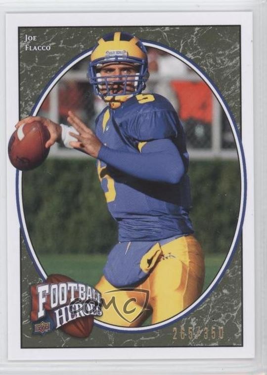 2008 Upper Deck Football Heroes Green 265/350 Joe Flacco #157 Rookie RC 0b0
