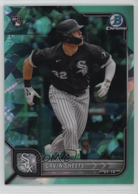 2022 Bowman Chrome Sapphire Edition Aqua /99 Gavin Sheets #50 Rookie RC rp9