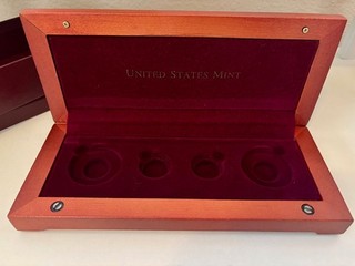 1996 Smithsonian Institution 150th Anniversary Commemorative Coin Box EMPTY