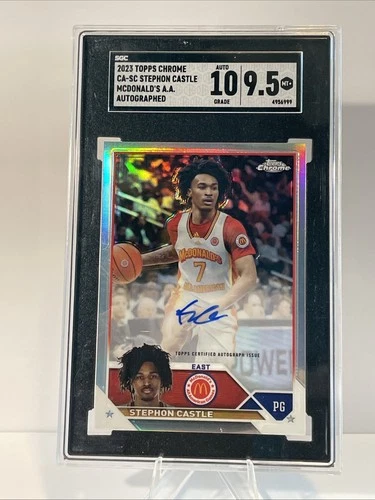 2023 Topps Chrome McDonald's All American Basketball Stephon Castle #CA-SC