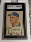 1952 Topps #200 Ralph Houk New York Yankees  SGC Authentic