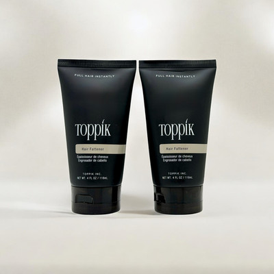 2x Toppik Hair Fattener Thickening Serum 4oz Each | Fuller Hair Daily Use