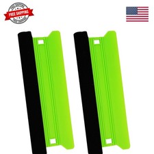 2Pcs Plastic Felt Squeegee, 8.3inch Long Wallpaper Smoother, for Clean  Smoo...