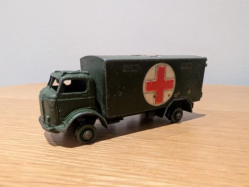 Vintage Original Dinky Toys No. 626 Military Ambulance Truck Model (No Tyres)
