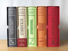 Linen Bookshelf Games Open Box 5 Pack Collect...