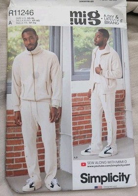 Uncut SIMPLICITY Mimi G Style Pattern R11246 / XS-XL Jacket, Pants