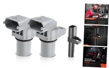 3-PC Engine Camshaft Crankshaft Position Sensors Compatible with Mercedes