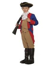 Revolutionary War Child Costume - Size Medium 8-10 