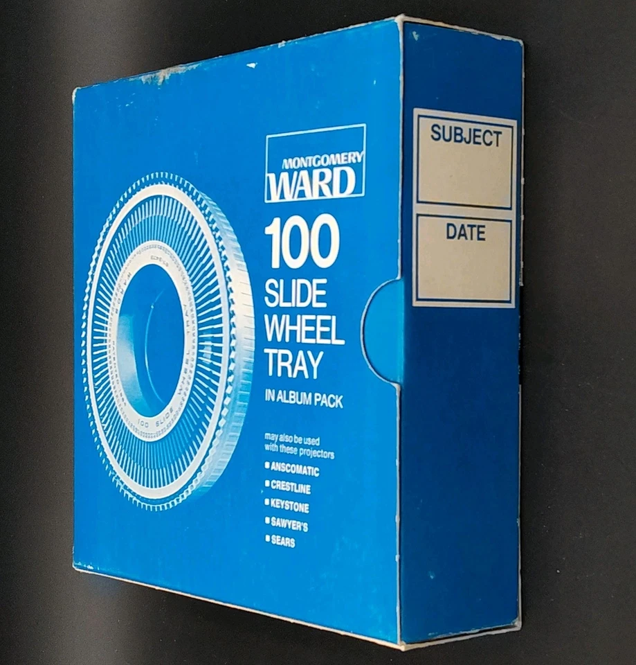✅SET-6 Montgomery Ward 100 Slide Wheel Tray Album Pack Carousel Vintage Orig📸👀 - Image 4 of 4