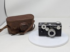 WORKING ARGUS C3 35mm FILM CAMERA 50mm f/3.5 CINTAR LENS  THE BRICK  with case