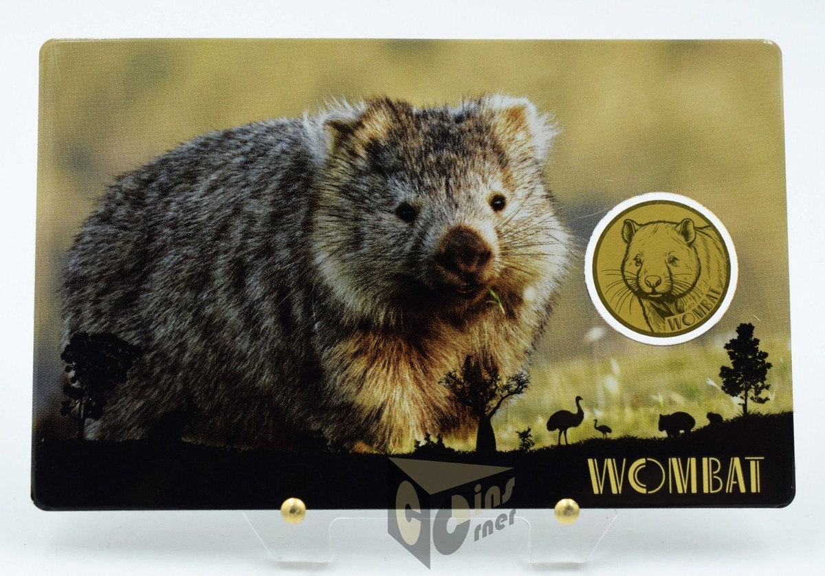 Wombat - Australia's Big 5 - 1/1000 Oz 999 Gold Coin 1000 Francs