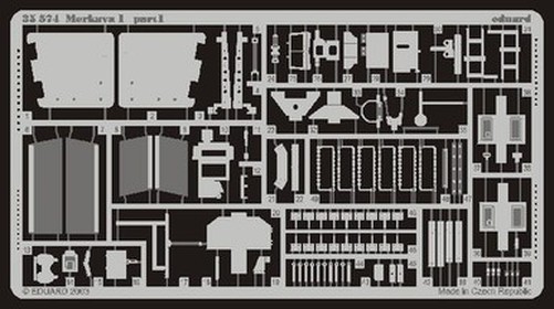 Eduard 35574 1/35 Merkava I for TAM Photo Etch Detail Set