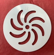 The Pampered Chef Cookie Press Cookie Disc #12 Replacement Parts Free Ship