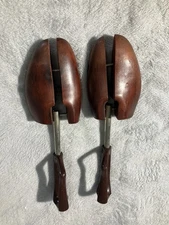 Wooden Shoe Stretchers Sz 5 (LARGE) Vintage Travel Trees by Rochester Shoe Tree