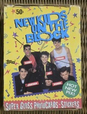 New Kids on the Block 1989 Trading Card Packs 36 in Box