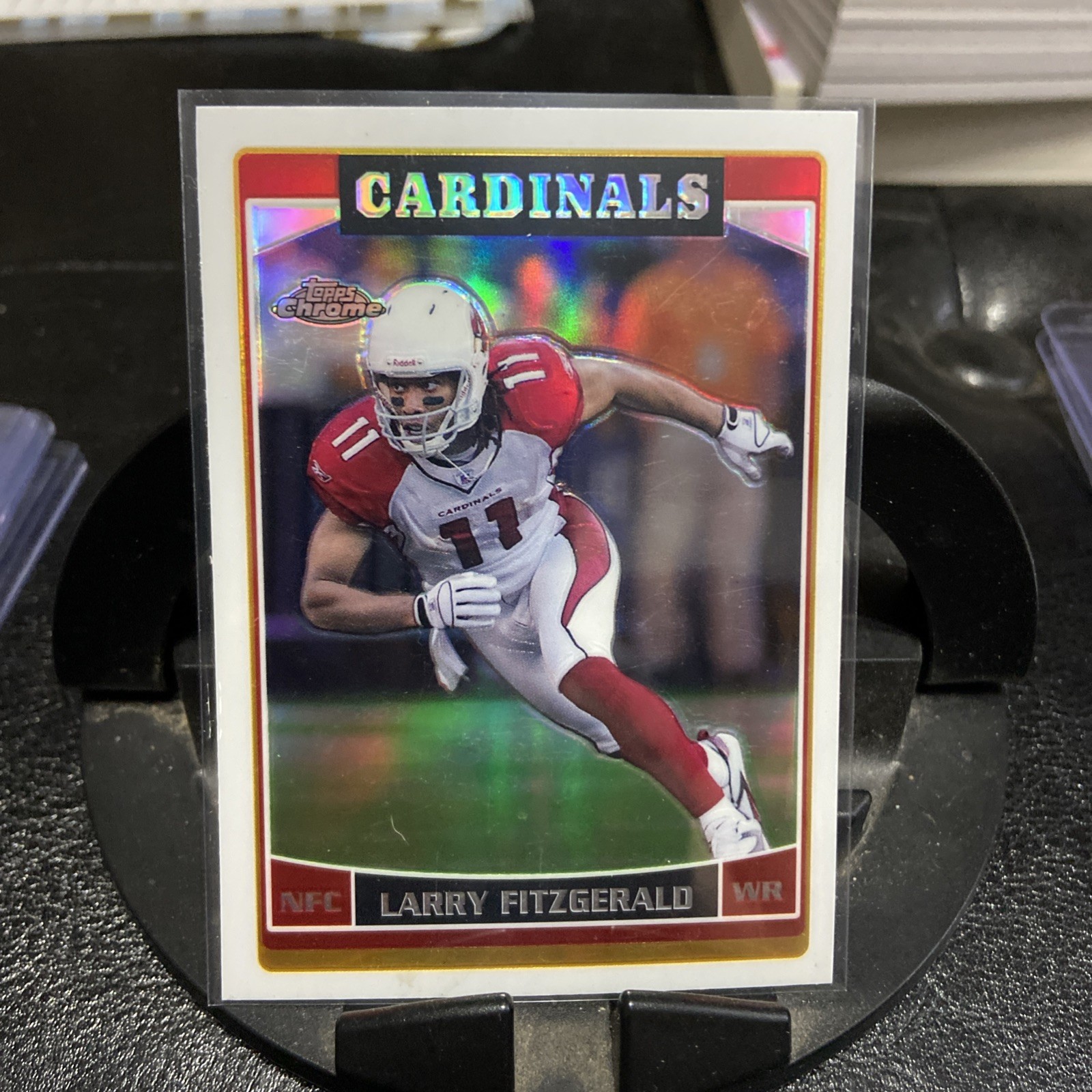 2006 Topps Chrome - Larry Fitzgerald #122 Refractor