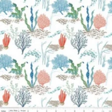 Free As An Ocean Reef Cotton Fabric  Riley Blake  By the Yard 