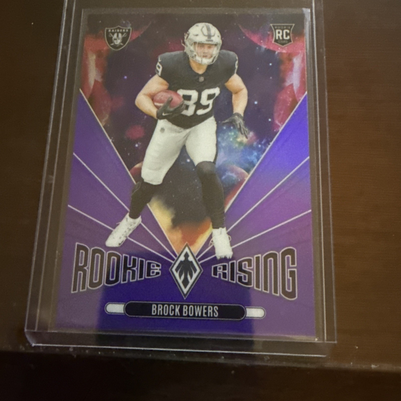 2024 Panini Phoenix - Rookie Rising Brock Bowers #RR-BBS Purple (RC)