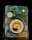 PS .999 Fine Silver 10 Gram Round Bohr's Atomic Structure