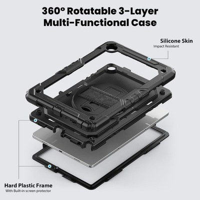 Hard Protective Housing Having Integrated Base And Carrying belt