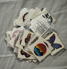 Lot Of 80 Children  s Peace  Love Temporary Tattoos