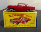 Vintage Original Boxed Lesney Matchbox #53 Mercedes Benz 220SE Die-Cast Car