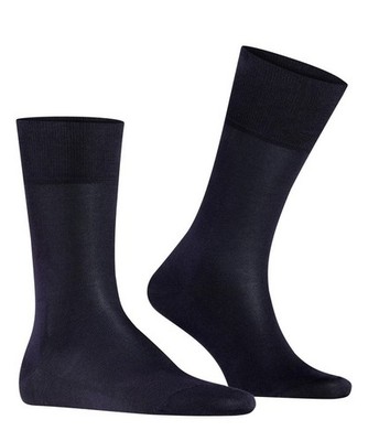 NWT Falke Tiago Cotton-Blend Crew Socks Black Sz 11-12