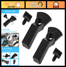 Replacement Kit for 2-Port/3-Port Never Lube Valve Handle  Knob - Black 2 Pack