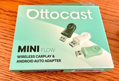 New 2025 Ottocast 2 In 1 Mini Wireless CarPlay & Android Auto Adapter 5G Black
