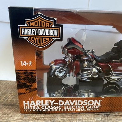 2台セット Harley-Davidson ULTRA CLASSIC 1/12 ERTL Harley-Davidson Ultra Classic Electra Glide Red 1:12 Diecast