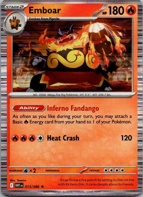 Choose Your Cards Pokemon White Flare NM Holo and Reverse