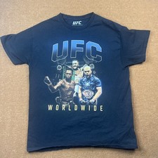 UFC Worldwide Connor McGregor Jon Jones Adesanya Graphic T-shirt Men Large 