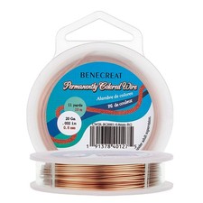 20GA 10M/11Yard Copper Wire, Permanently Colored, Copper Color, Craft, Jewelry