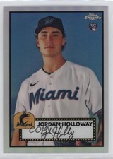 2021 Topps Chrome Platinum Anniversary Refractor Jordan Holloway #110 16cj