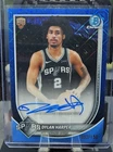 Dylan Harper 2025-26 Bowman Chrome Blue Mojo On Card Auto RC #BCA-DH Spurs /150