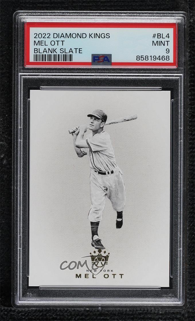 2022 Panini Diamond Kings Blank Slate Mel Ott #BL-4 PSA 9 MINT HOF z0q