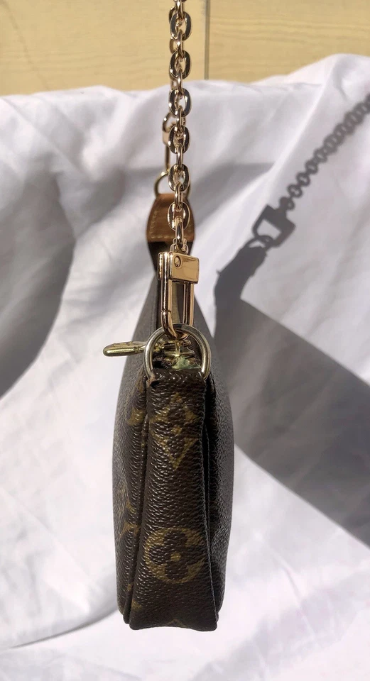 AUTÉNTICO Louis Vuitton Bucket Mini Pochette Accesorios Bolso Monograma FL0067 Foto 4 de 4