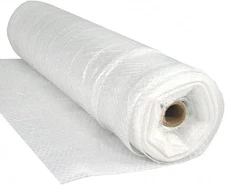 - Dura Skrim String Reinforced Clear Plastic Sheeting - 10 Mil - (24' X 15') - U