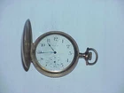 Vintage Elgin Hunting Case Wind Up Men Presentation Pocket Watch That Needs Work